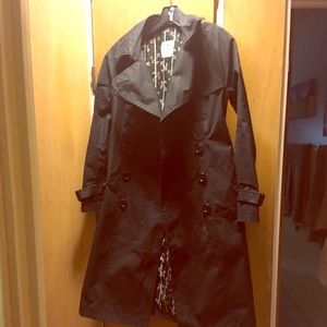 Black trench coat